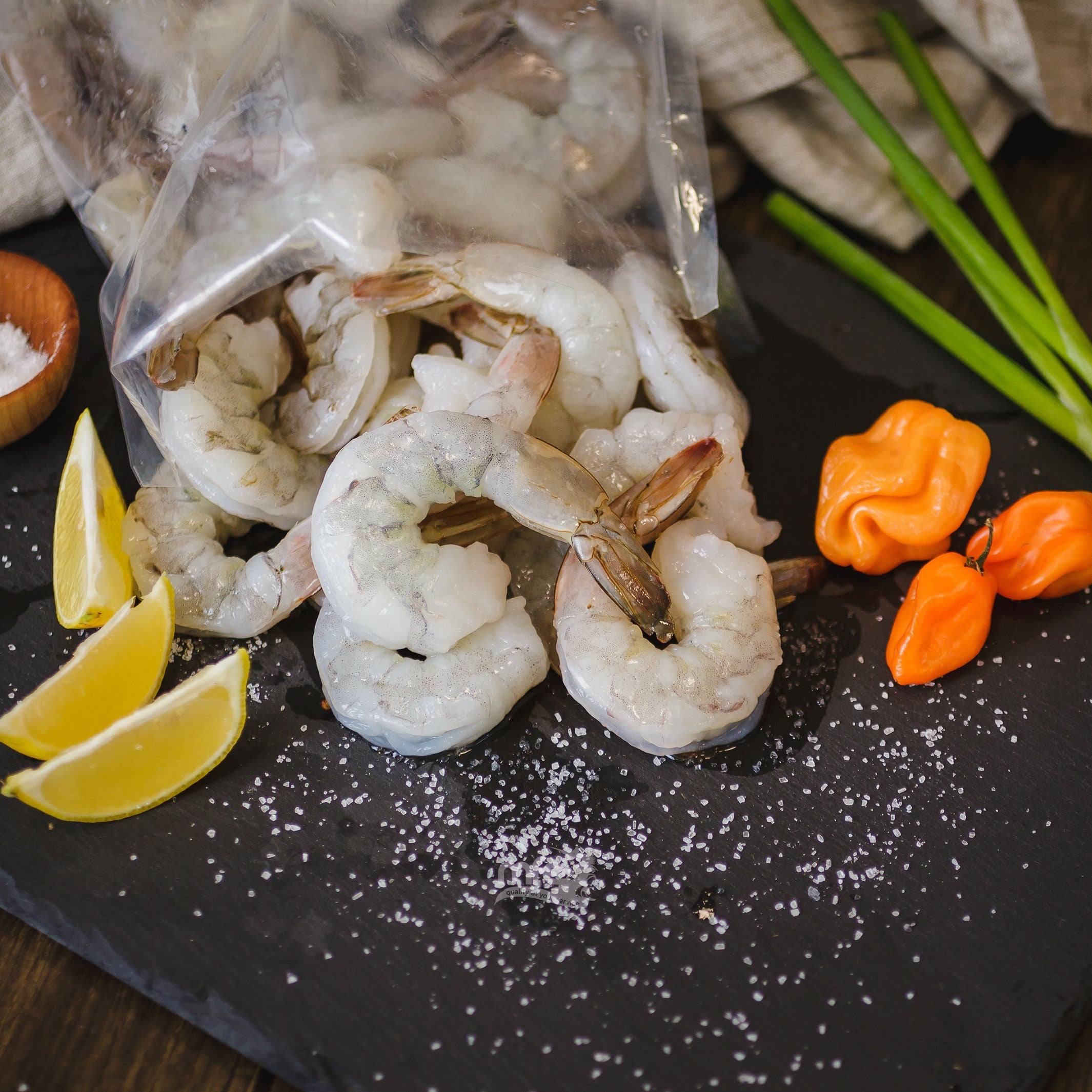 SHRIMP Large (31/40) PEELED & DEVEINED TAILON 10 LB. BULK